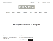 Tablet Screenshot of philomelasweb.com